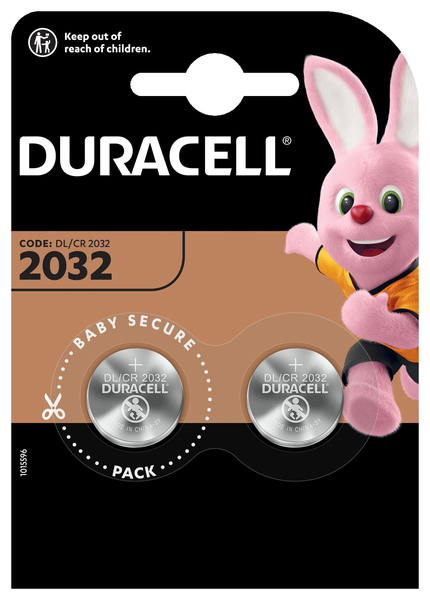 Batería Duracell CR2032 x2