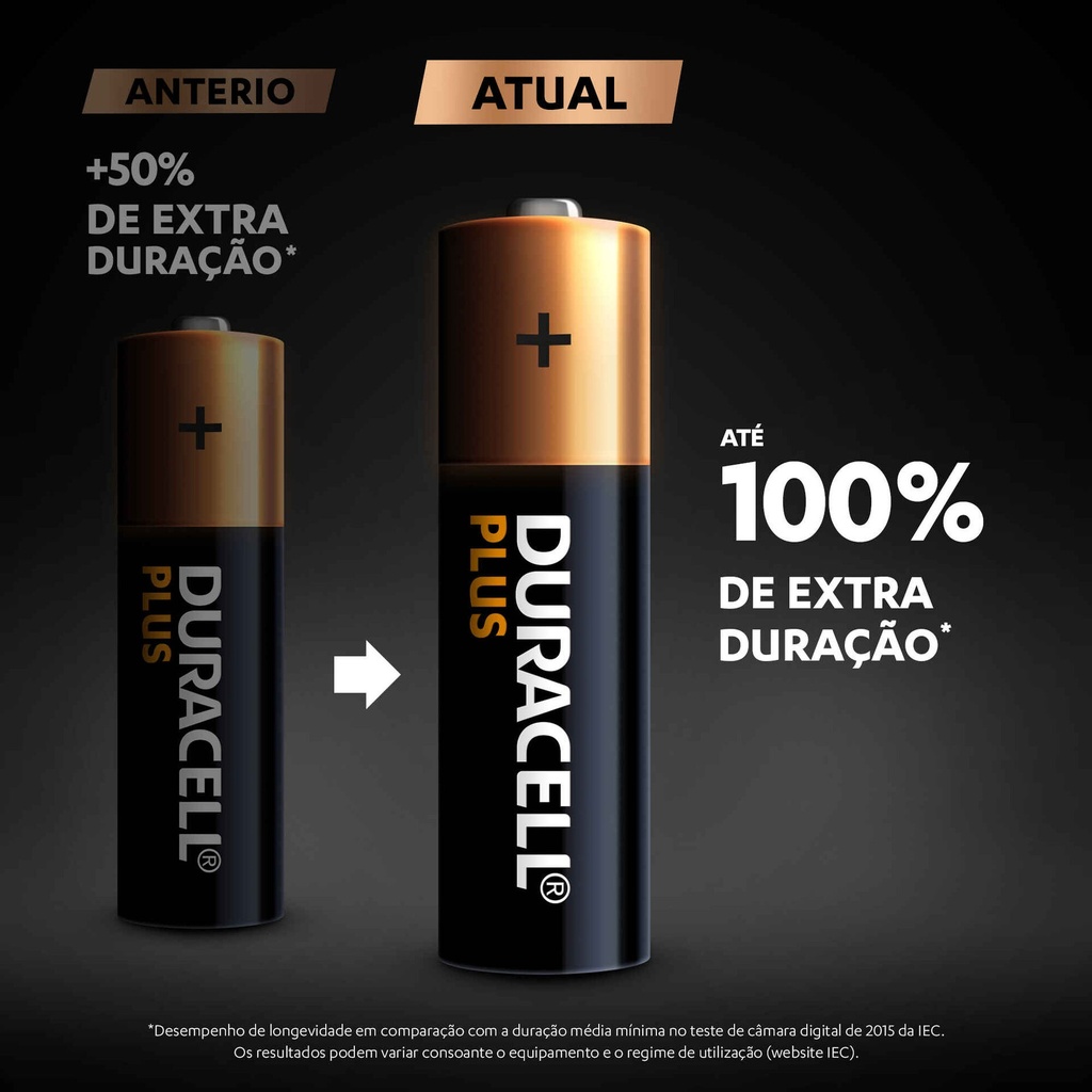 Pilhas Duracell Plus AA 8
