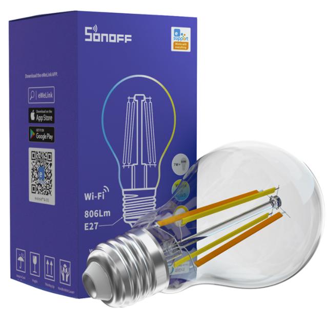 Wi-Fi Smart LED Filament Bulb (Cyan)