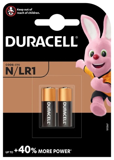 [MN9100B2] Duracell Battery N/LR1 x2