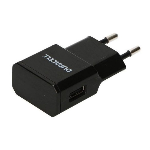 [DRACUSB3-EU] Carregador Duracell USB 2.4A Preto