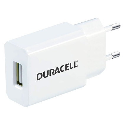 [DRACUSB1W-EU] Carregador Duracell USB 1A Branco