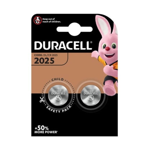 [DL2025B2] Duracell Battery 2025 x2